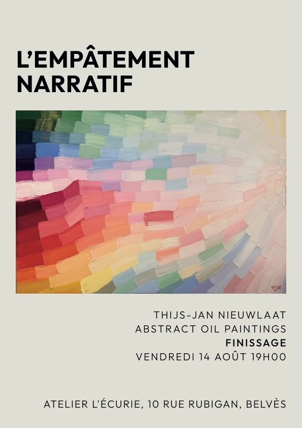Finissage Belves - Abstract oil paintings - Thijs Jan Nieuwlaat.